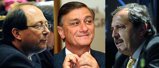 Alfonsín y Sanz se pelean por Binner