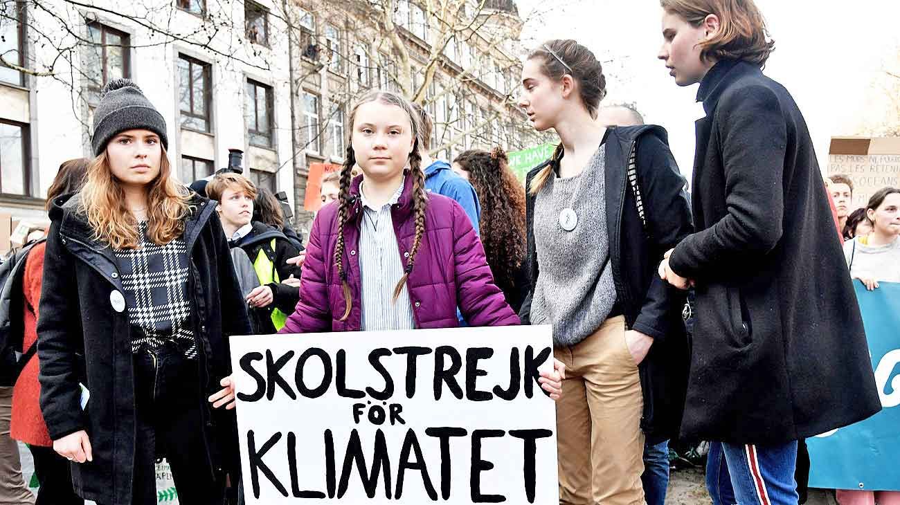 Greta Thunberg movilizó a 156 ciudades por el medio ambiente