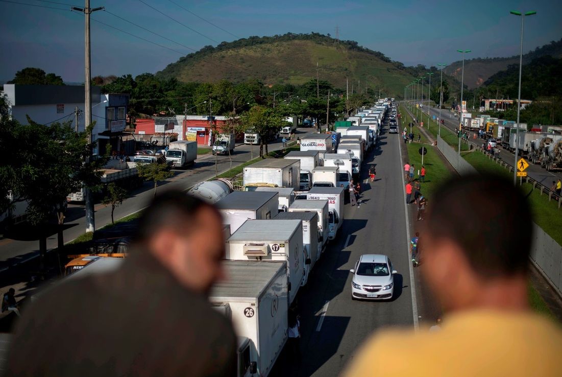 Brasil: el paro de los camioneros y el candidato del gobierno
