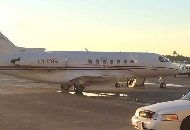Scioli usó un avión privado para viajar a Estados Unidos