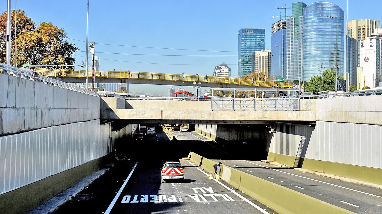 Paseo del Bajo: para ir de norte a sur, los camiones tardarán doce minutos