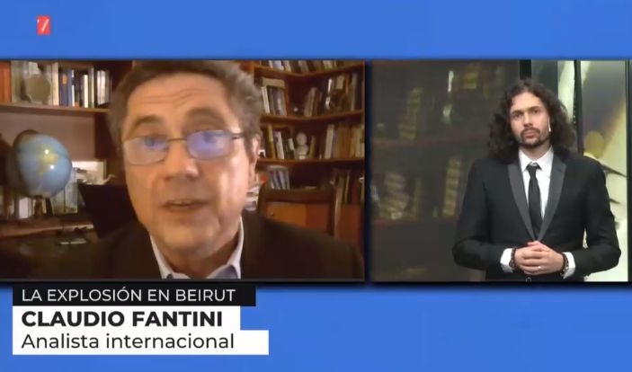 El analista internacional, Claudio Fantini sobre la explosión en Beirut: "Habla de un Estado fallido"