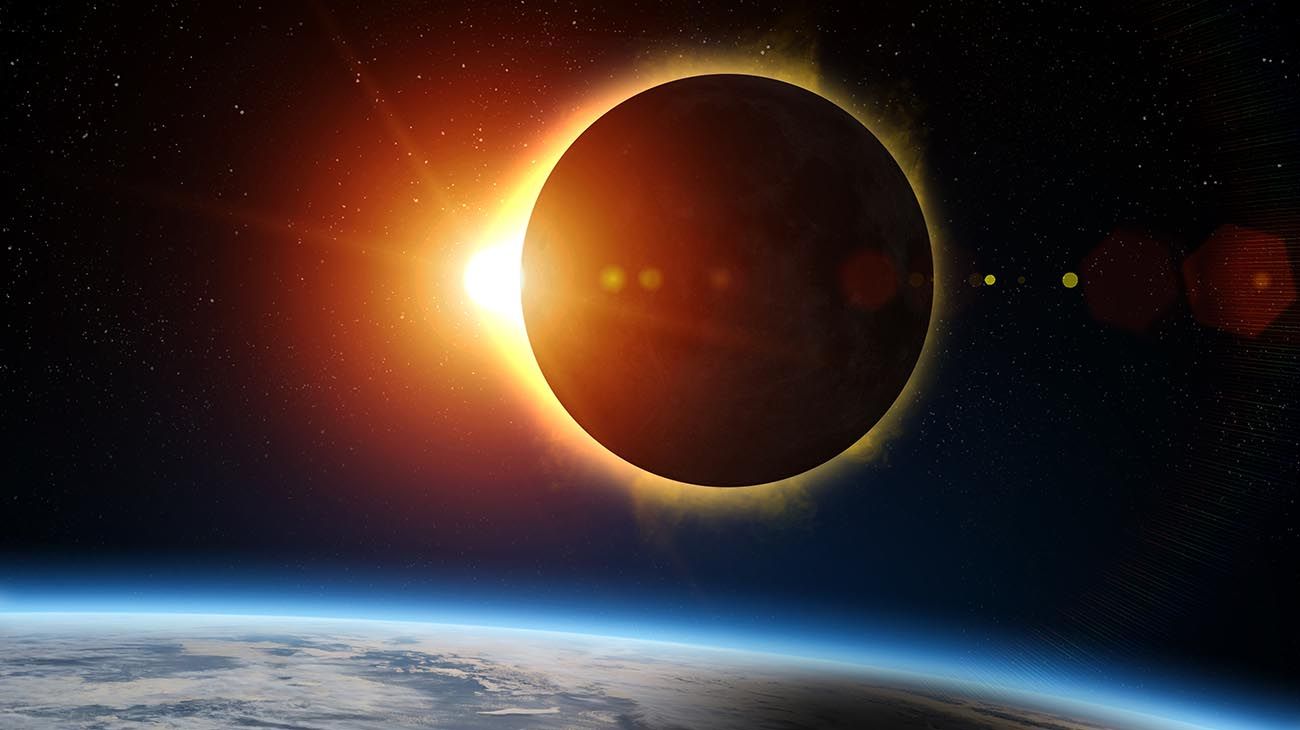 Video: comenzó el primer eclipse solar anular del año