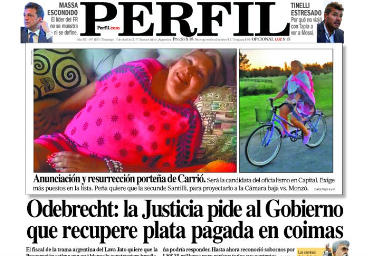 Tapa de domingo diario PERFIL