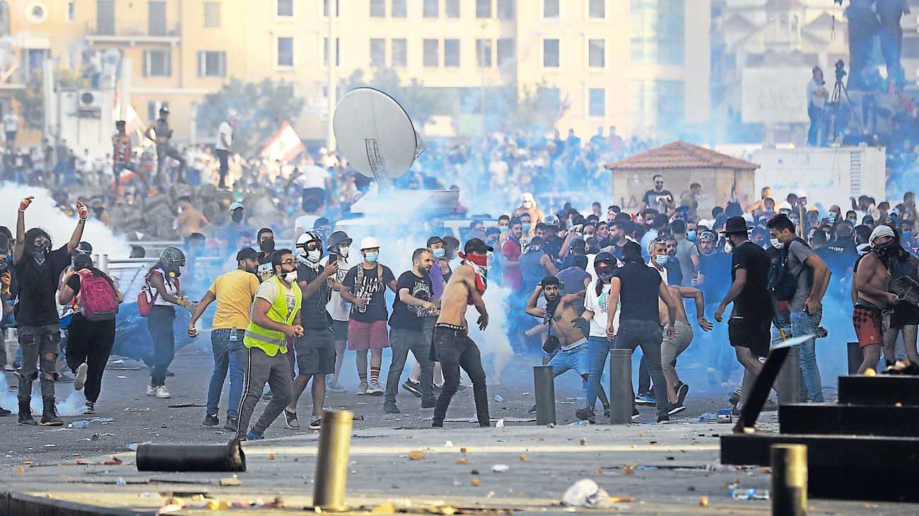 En Beirut ahora estalló la rabia y la frustración