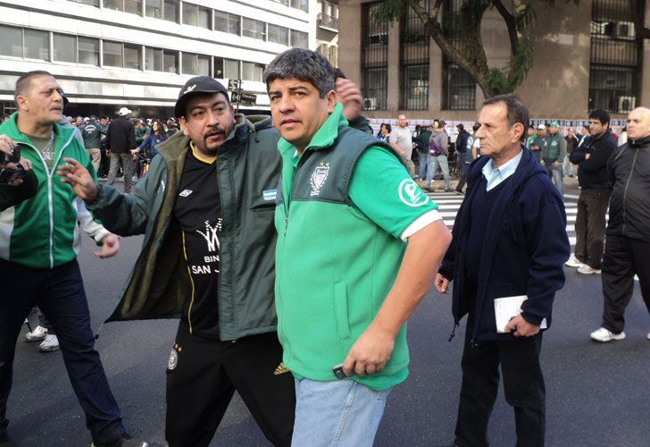 Pablo Moyano denunció que La Cámpora "reclutó gente para provocar"
