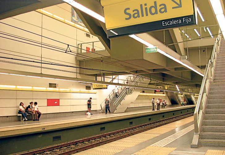 El subte F irá de Plaza Italia a Constitución