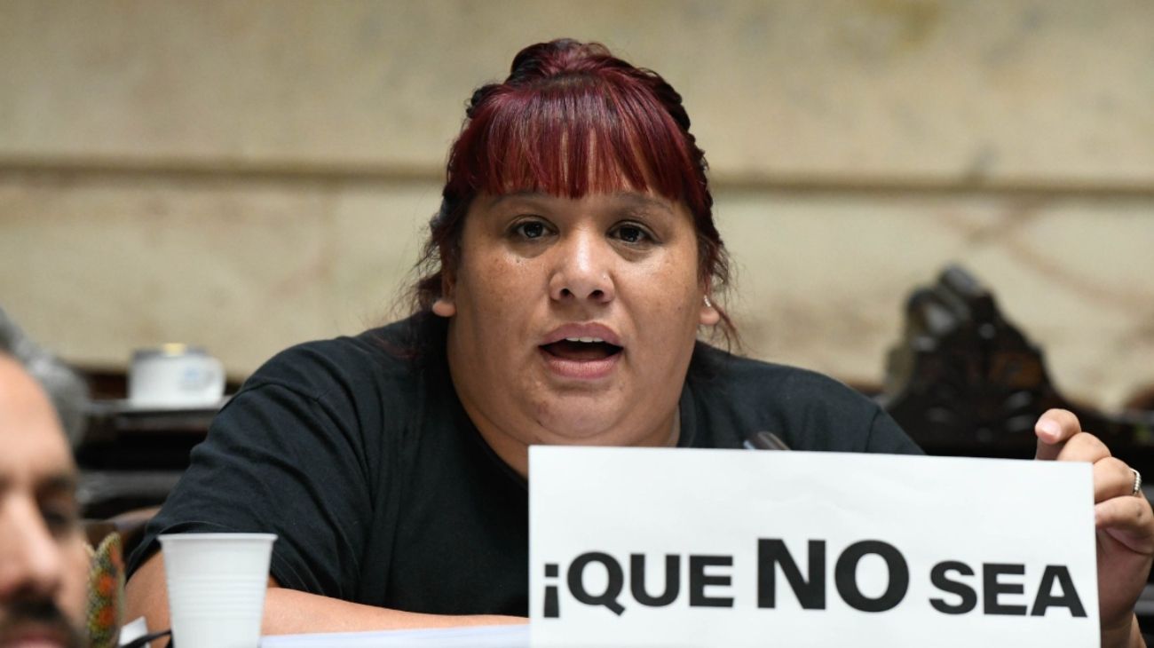 Natalia Zaracho: "La ley Bases beneficia al planero VIP de Marcos Galperin"