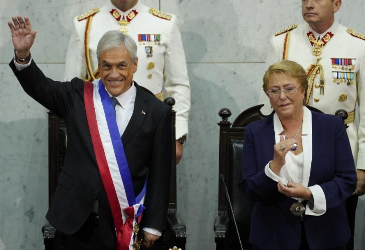 La jura de Sebastián Piñera como presidente de Chile en 10 fotos