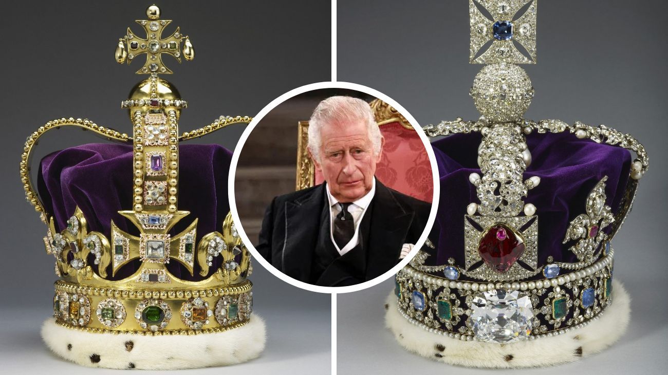 Coronación a medida: el rey Carlos III ajusta el tamaño de una histórica corona a su cabeza