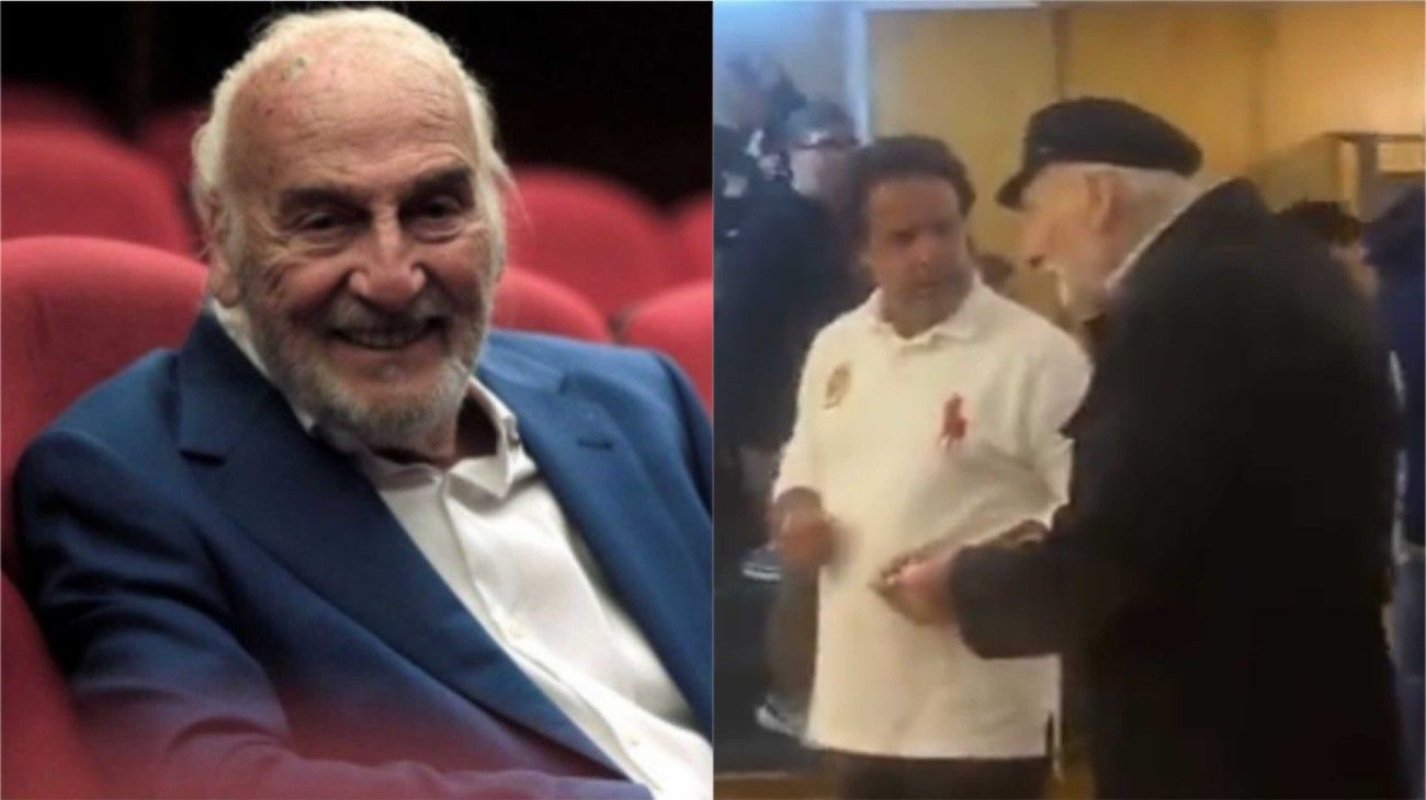 A los 94 años, Héctor Alterio emitió su voto en el consulado argentino en Madrid