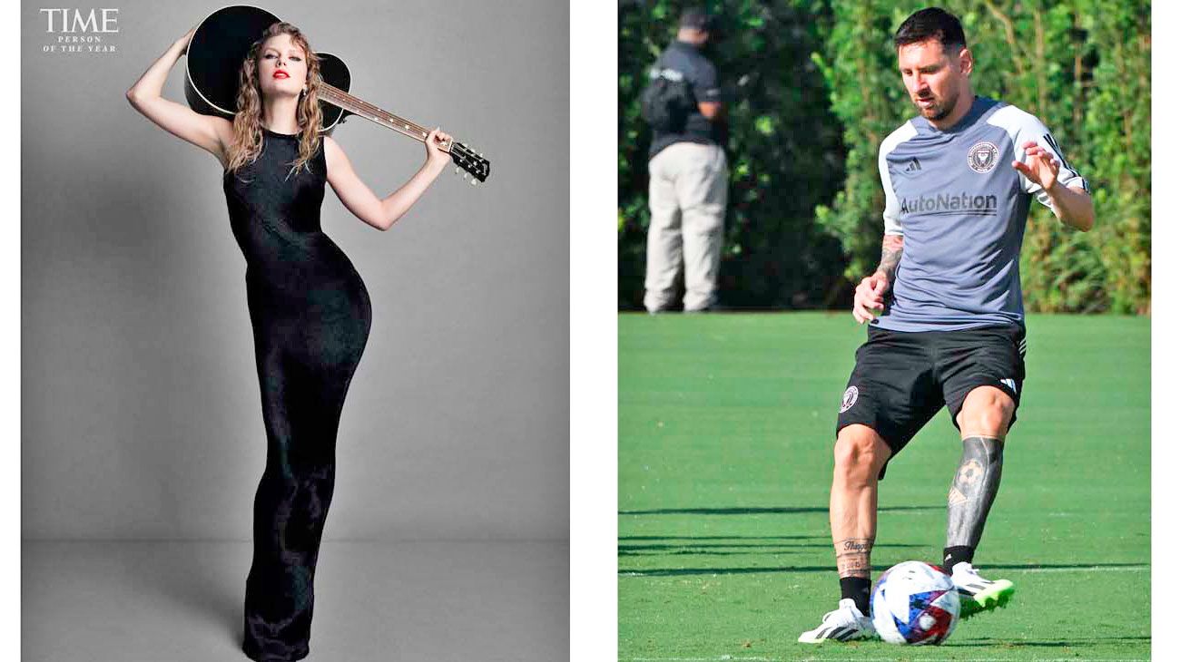 Taylor Swift y Messi comparten el podio del personaje del año 2023 de la revista ‘Time’