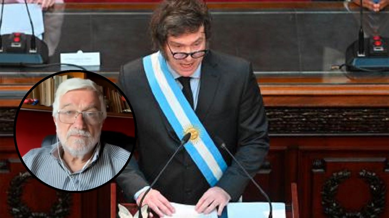 Gambina sobre el discurso de Javier Milei: “No hubo sorpresas argumentales, es la agresividad discursiva tradicional”