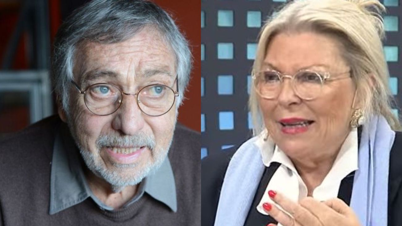 Elisa Carrió le pidió disculpas a Luis Brandoni: "Le dije que estaba grande pero yo también estoy grande"