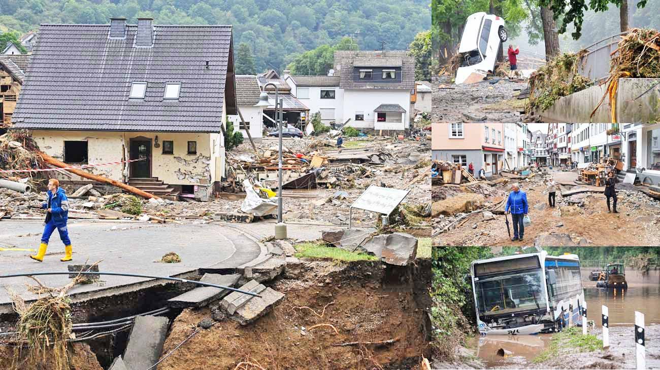 Cientos mueren en Alemania por el efecto de un fuerte temporal