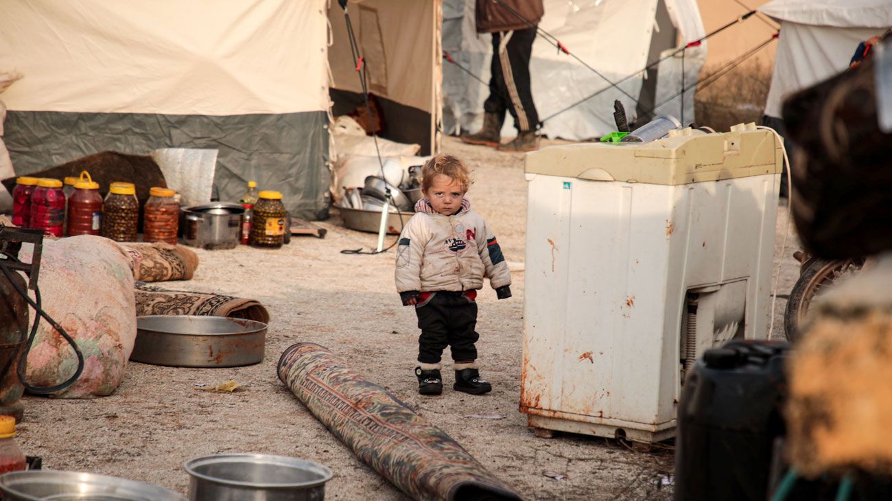 Cientos de miles de desplazados en el noroeste de Siria