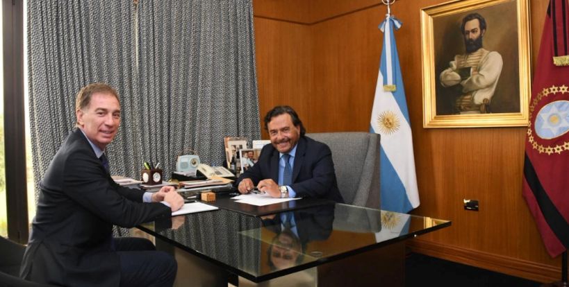 Sáenz se reunió con Santilli por la reforma laboral: “Tenemos voluntad de diálogo, de no obstruir y de acompañar”