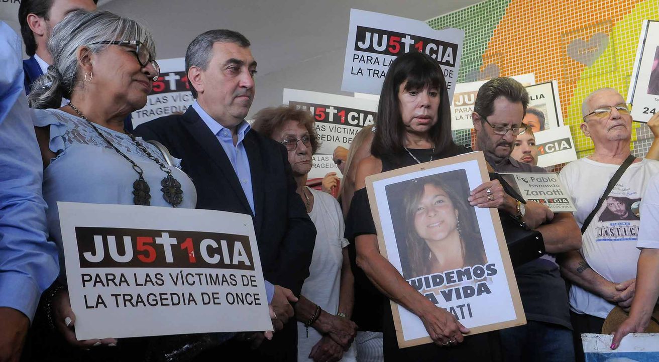 El 7° aniversario de la Tragedia de Once en fotos