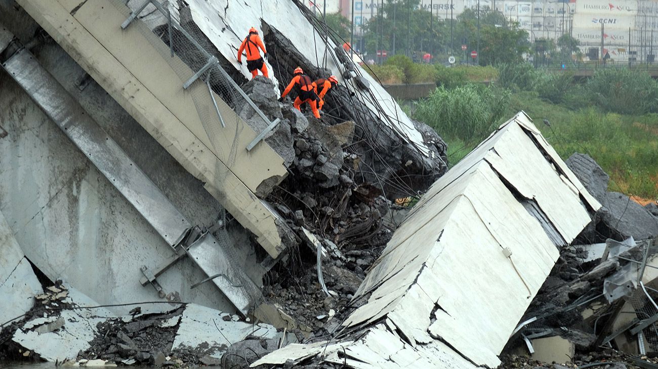 Cuál fue la clave del derrumbe del puente en Génova