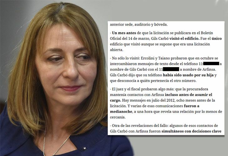 Clarín publicó el teléfono de la hija de Gils Carbó y ahora recibe amenazas