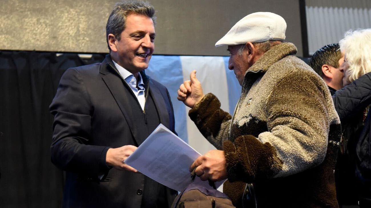 Sergio Massa: "Es momento de aportar soluciones"