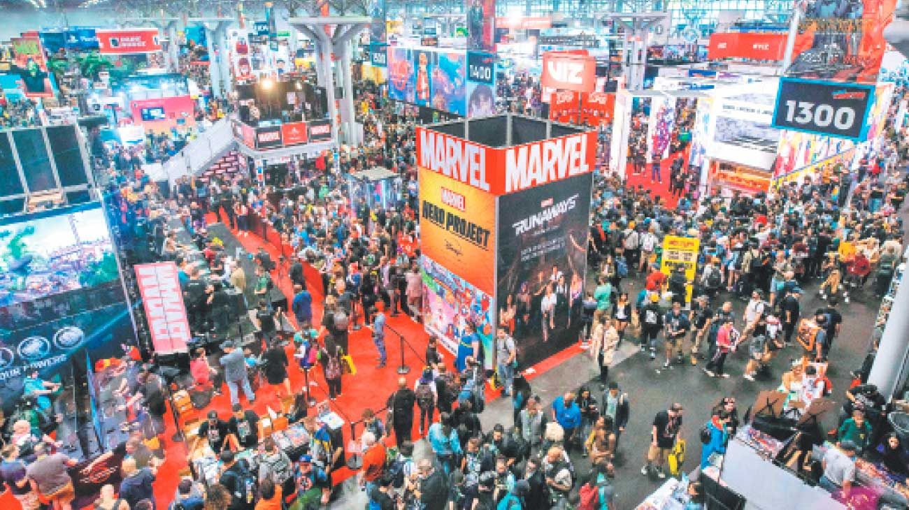 El Javits Center se prepara para la mayor cita global de cultura pop