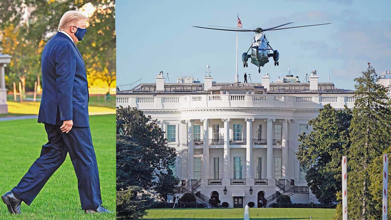 Trump tiene Covid-19 y fue internado en un hospital
