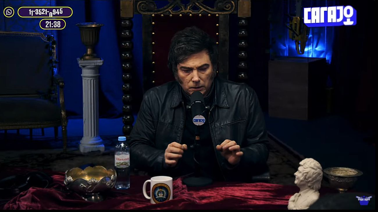 El rating de Javier Milei en "La Misa" del "Gordo Dan": más de 55 mil espectadores