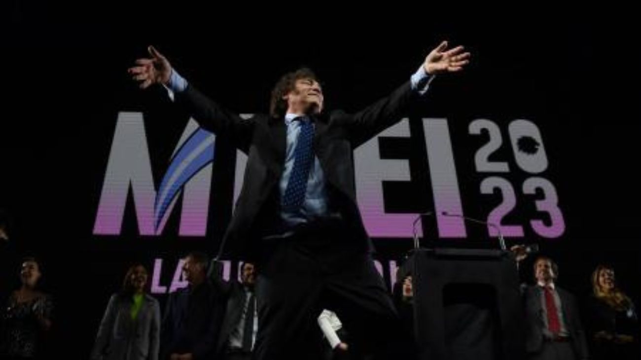 El cierre de campaña de Javier Milei