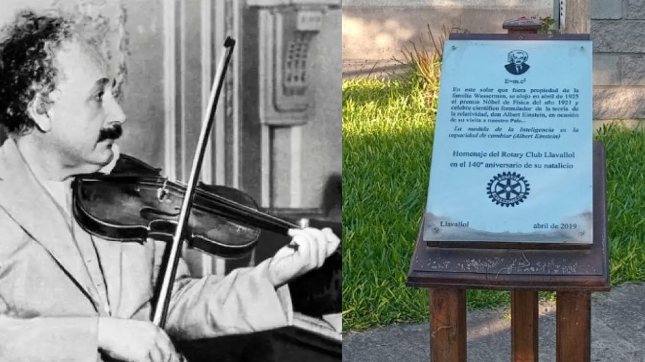 Einstein comió mortadela en el Conurbano: las "vacaciones" del genio en Llavallol
