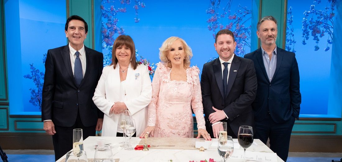 Mirtha preguntó a Melconian de los audios: "No importa si es mi voz, es mentira total, no solo el contenido, la fábula”