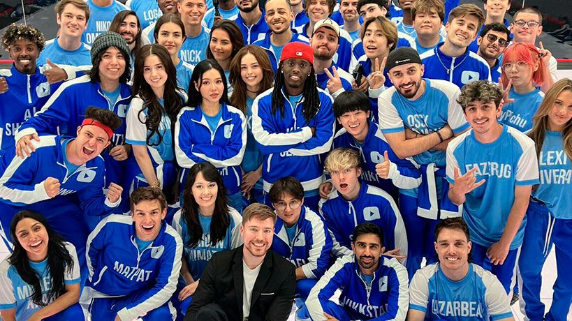 El video más esperado del año: MrBeast reúne a las estrellas de YouTube para hacerlas luchar por un millón de dólares