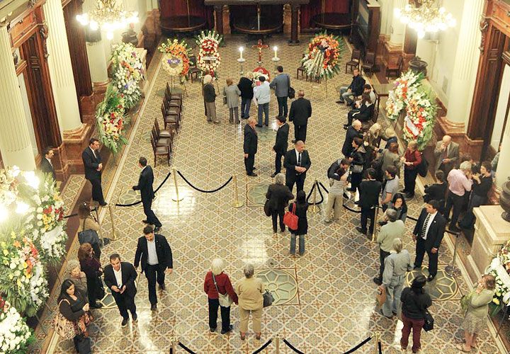 Emotivo adiós al gran actor Alfredo Alcón en el Congreso