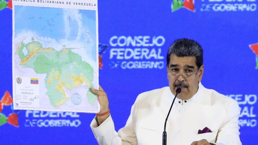 Máxima tensión: Nicolás Maduro anexó parte de Guyana