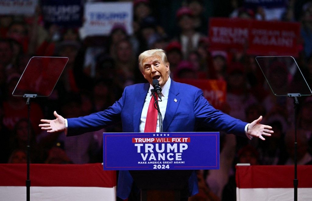 Acto de Donald Trump en el Madison Square Garden: acusó a Kamala Harris de “destruir el país”