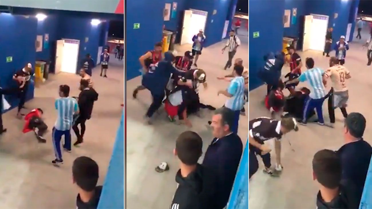 Uno de los hinchas que golpeó a los croatas es empleado público