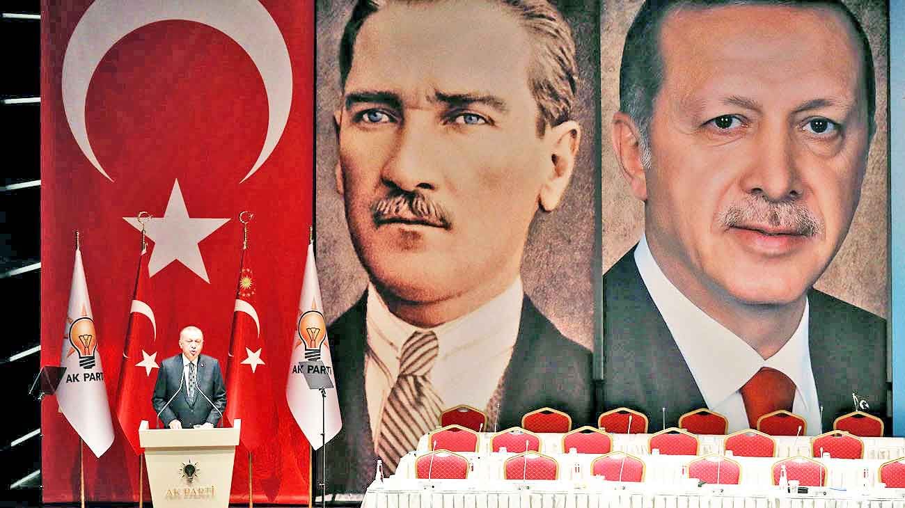 Erdogan encolumna a los turcos detrás de su ataque a los kurdos