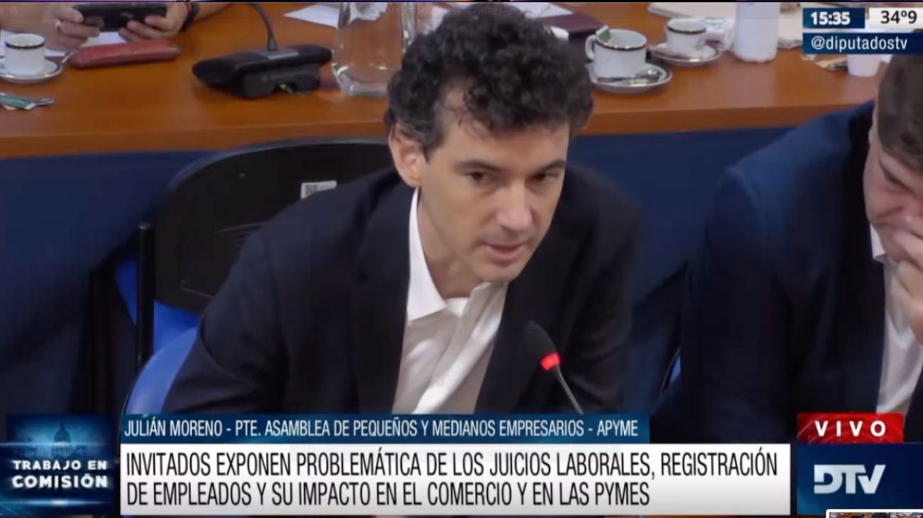 Diputados: legisladores abordaron el impacto de los juicios laborales en pymes y comercios