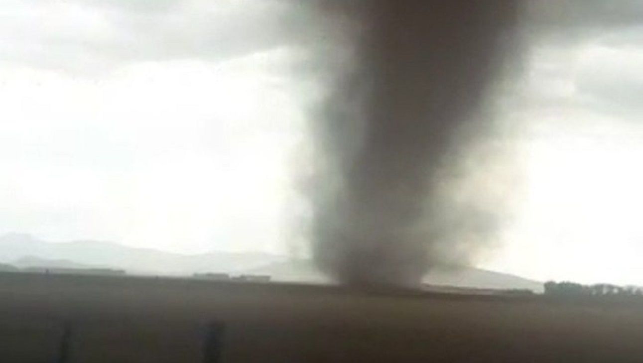 Un tornado se registró cerca de Bahía Blanca