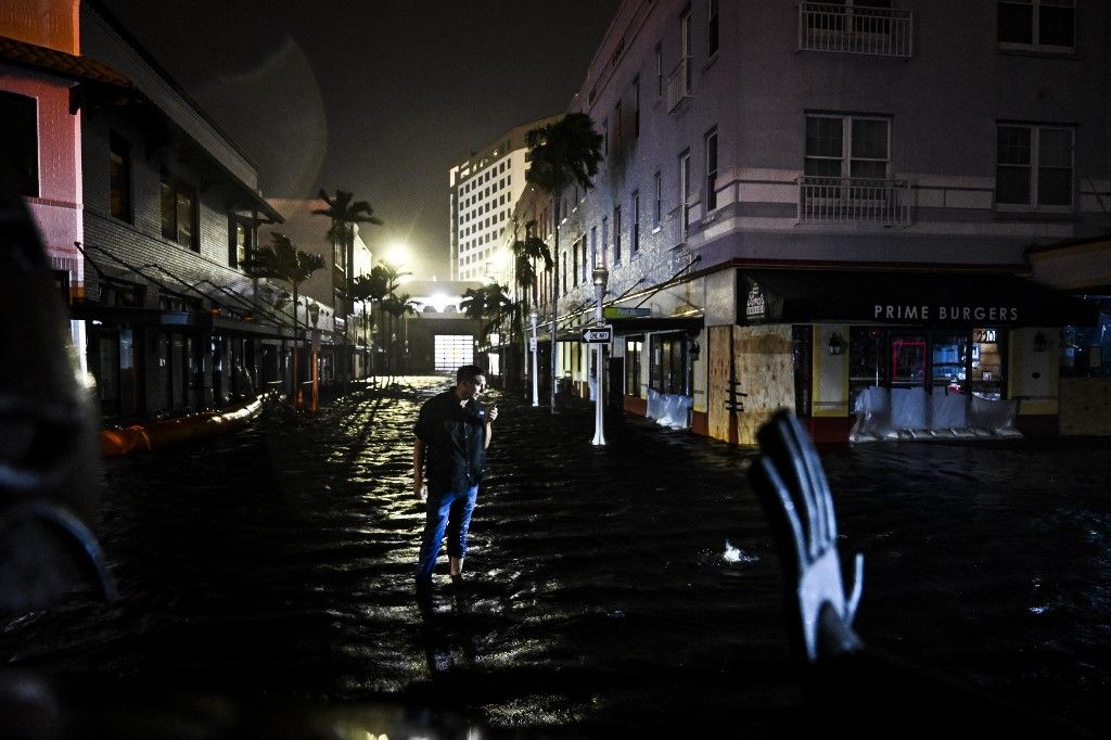 Los videos más impactantes del paso destructivo del huracán Milton por Florida