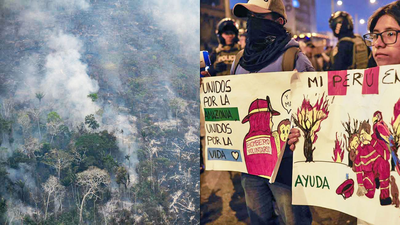 Incendios devastadores acechan la Amazonia peruana