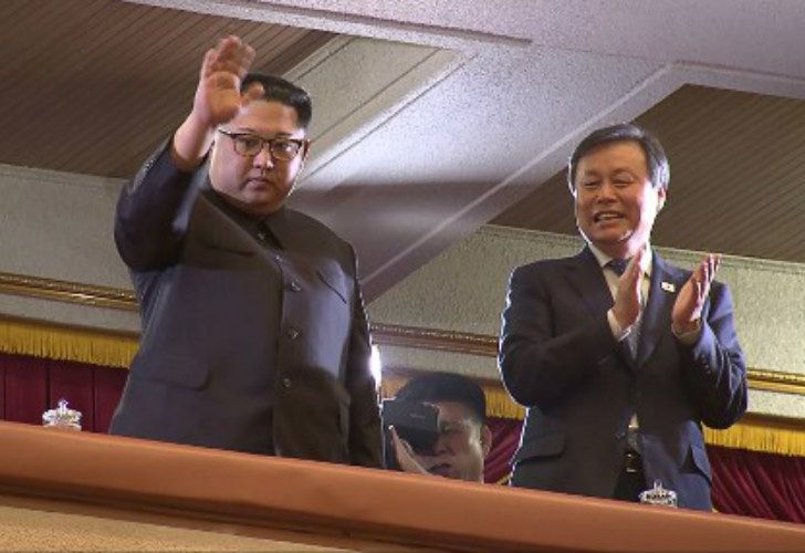 Kim Jong-un se mostró "conmovido" por el concierto de estrellas de Corea del Sur