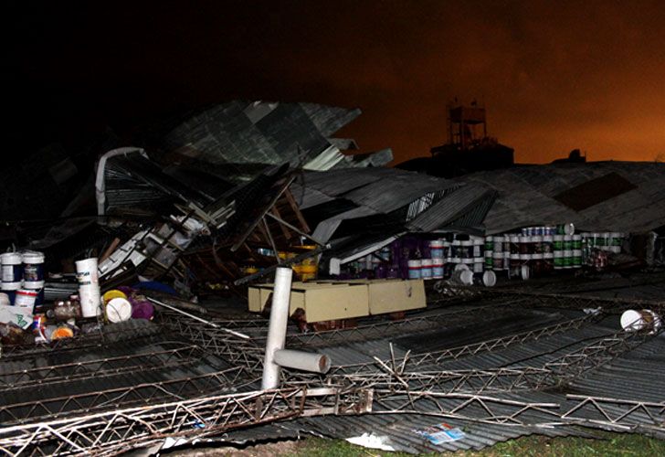 Un tornado provocó destrozos en Córdoba