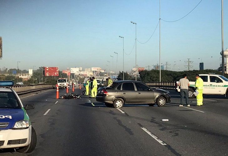 Choque, muerte y demoras en la Panamericana