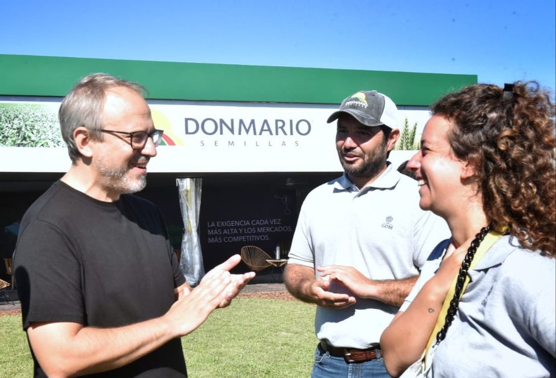 Diego Valenzuela se acerca al campo de la mano de Expoagro