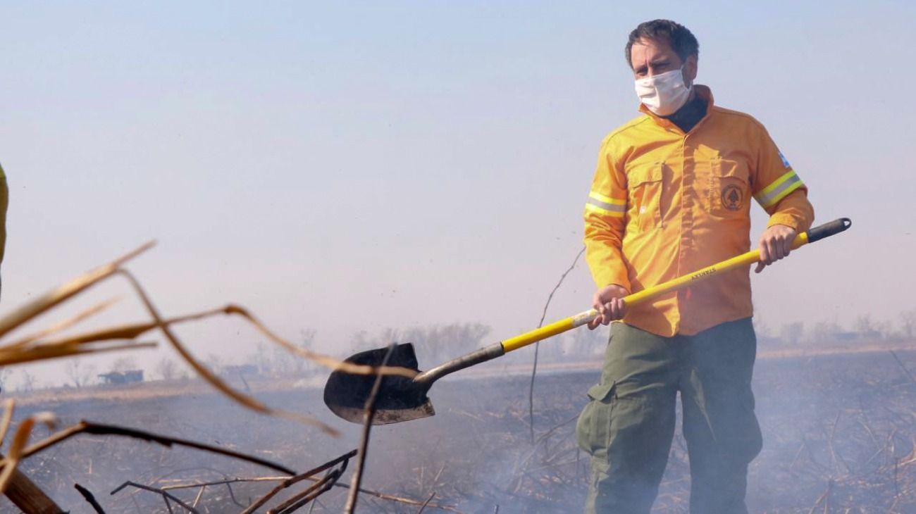 Cabandié dijo se redujeron a cinco las provincias con incendios activos