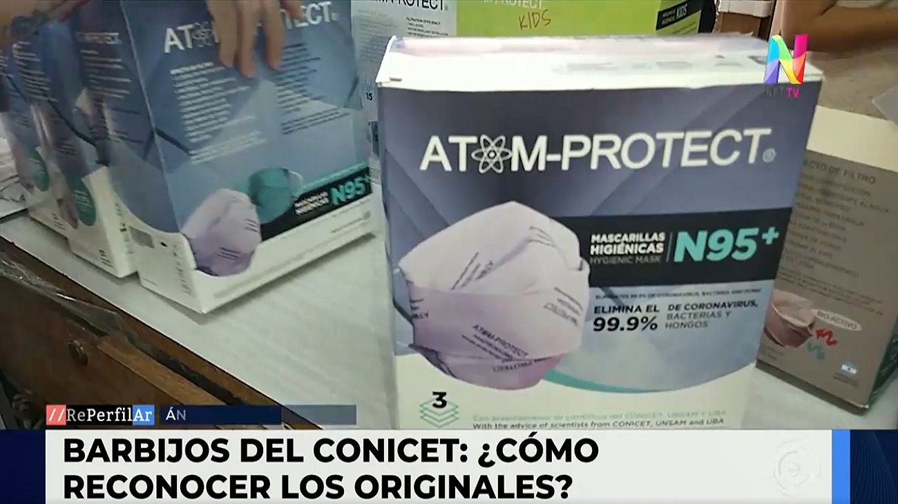 Barbijos del Conicet: ¿Cómo reconocer los originales?