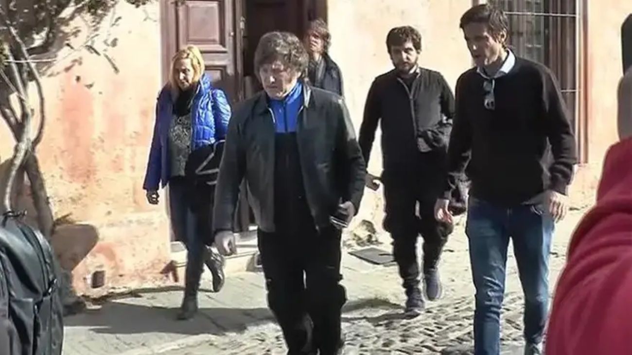 Javier Milei viajó a Colonia para conocer el proyecto inmobiliario que busca atraer argentinos