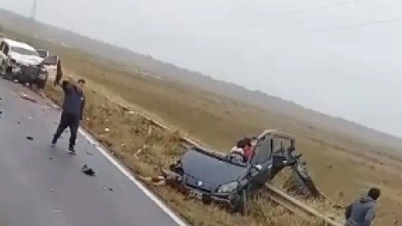 Tragedia en Corrientes: Cinco personas murieron en un choque frontal en la Ruta 14