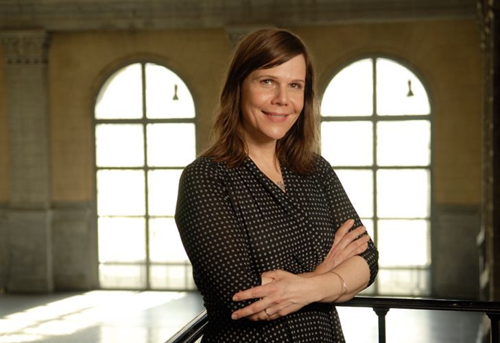 Guionista de ‘House of cards’ y autora de teatro, con el PRO